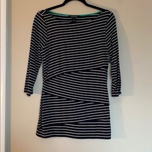 White House Black Market Striped Top NWT